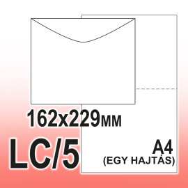LC/5 (162 x 229mm) Enyvezett Boríték